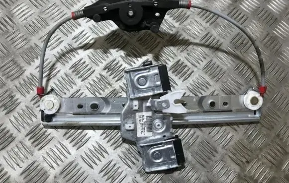 Sliding door window regulator with motor