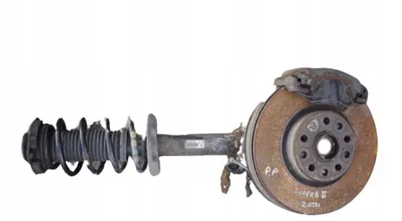 Skoda Superb B6 (3T) Front wheel hub spindle knuckle 3C0413031AL