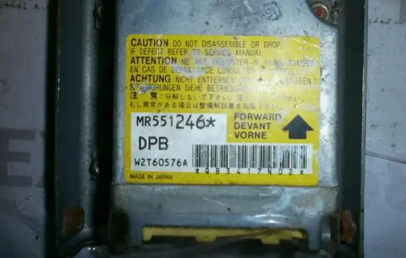 Mitsubishi Lancer Airbag control unit/module MR551246 W2T60576A