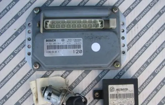 Fiat Bravo - Brava Engine ECU kit and lock set 00464558010 46455801 0261203868