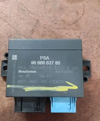 Peugeot 3008 I Parking PDC control unit/module 9666663780 AAP00950