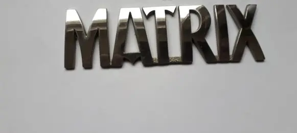 Hyundai Matrix Manufacturers badge/model letters 