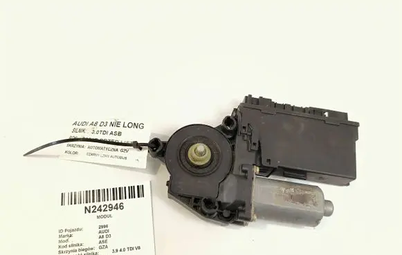 Audi A8 S8 D3 4E Rear door window regulator motor 4E0959801A 4E0919803 5WK48112HBF