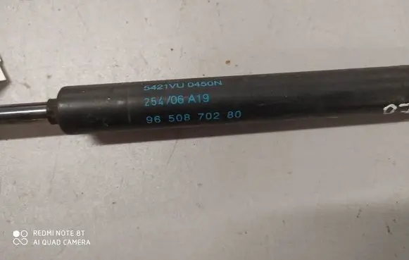 Peugeot 407 Tailgate/trunk strut/damper 9650870280 0450N
