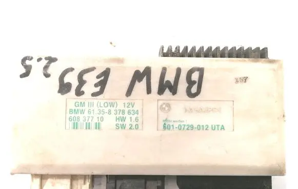 BMW 5 E39 Comfort/convenience module 61358378634 6010729012