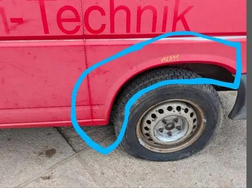 Volkswagen Transporter - Caravelle T4 Rear arch