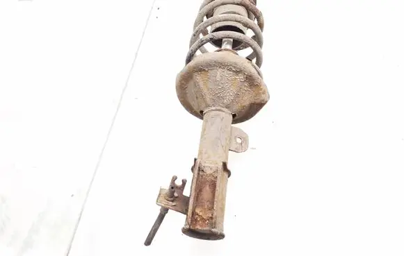 Front shock absorber with coil spring