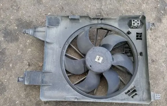 Renault Scenic II - Grand scenic II Radiator cooling fan shroud