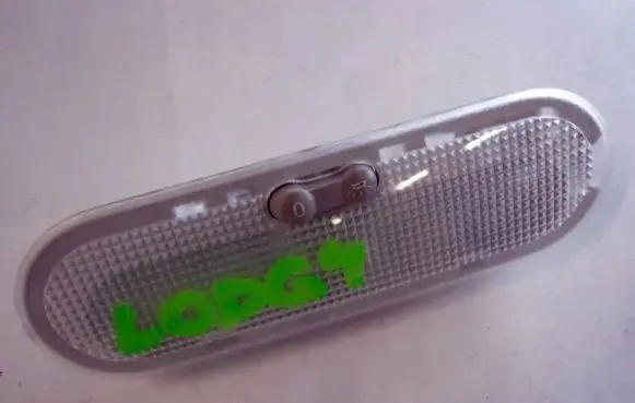 Dacia Lodgy Headlining lighting console trim 