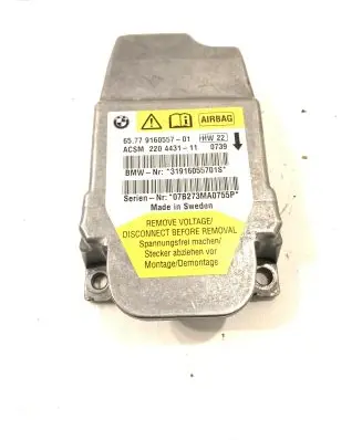 BMW 5 E60 E61 Airbag control unit/module 65779160557 31916055701S 220443111