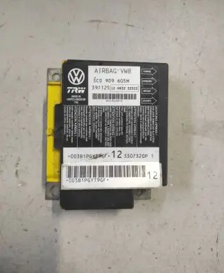 Volkswagen PASSAT B6 Airbag control unit/module 3C0909605M 391125