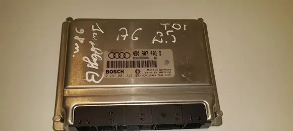 Audi A6 S6 C5 4B Engine control unit/module 4B0907401D 0281001837 4B0907401