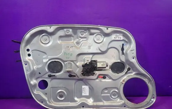 Front door window regulator with motor