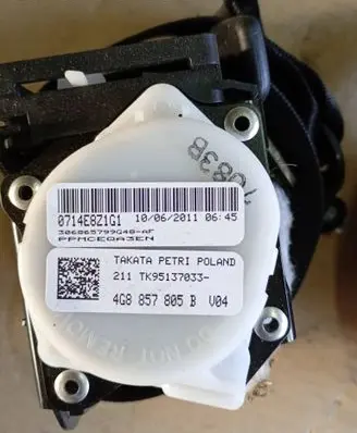 Audi A6 C7 Roof seat belt 0714E8Z1G1 4G8857805B