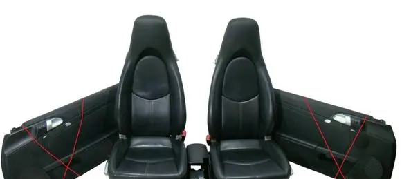 Porsche Cayman 987 Seat set 99752116103