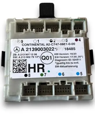 Mercedes-Benz E W213 Central body control module S747 A2139003022