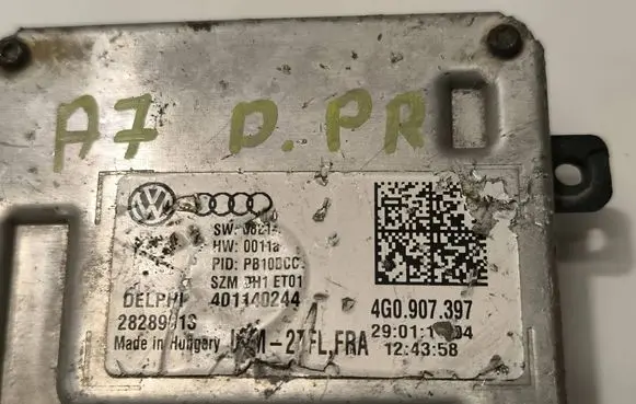 Audi A7 S7 4G LED ballast control module 4G0907397 401140244 28289013