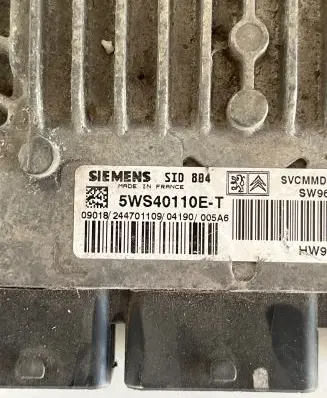Citroen C3 Engine control unit/module 5WS40110ET