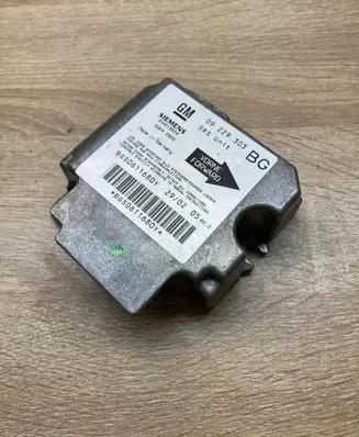 Opel Zafira A Airbag control unit/module 09229303