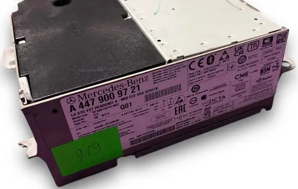 Mercedes-Benz V Class W447 Central body control module NR919 A4479009721