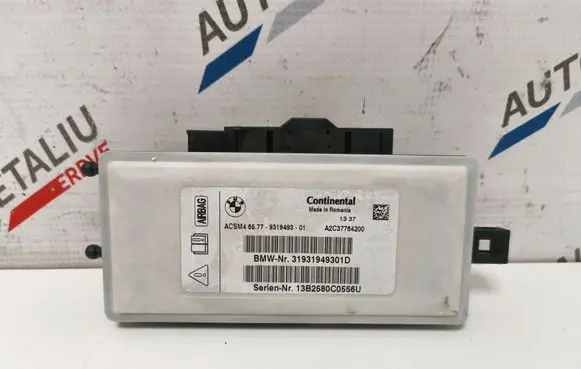 BMW 6 F06 Gran coupe Airbag control unit/module 9319493 7911607 65779319493