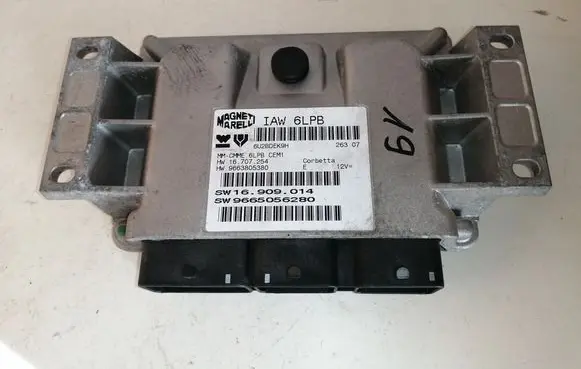 Citroen C4 I Engine control unit/module 9665056280 9663805380