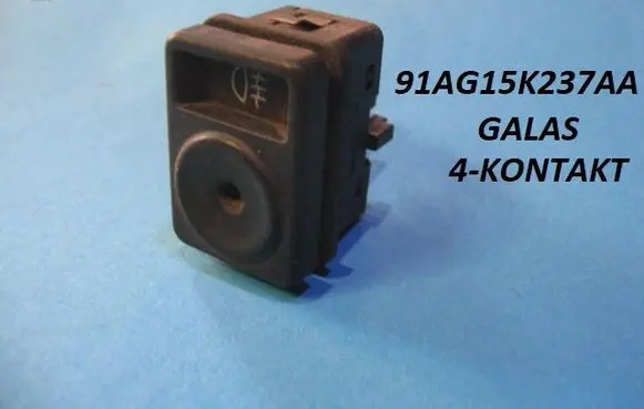 Ford Escort Fog light switch 91AG15K237AA