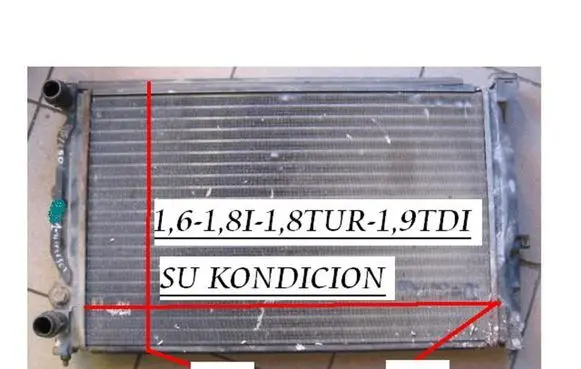 Audi A4 S4 B5 8D Coolant radiator 8D0121251AC