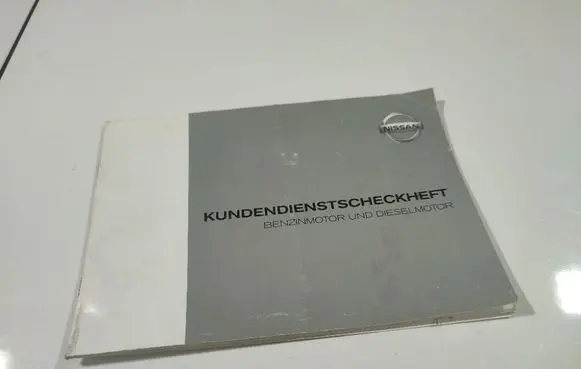 Nissan Almera Tino Owners service history hand book 