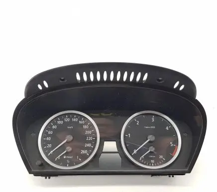 BMW 5 E60 E61 Speedometer (instrument cluster) 62116945633 A2C53020569