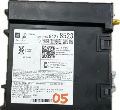 Buick Enclave II Other control units/modules 84278523