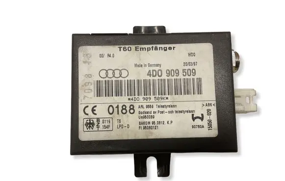 Audi A8 S8 D2 4D Auxiliary heating control unit/module 4D0909509 4D0909509K 95080121