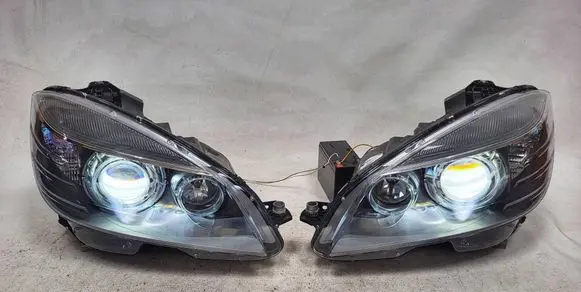 Mercedes-Benz C AMG W204 Headlights/headlamps set A2048207161 A2048207261