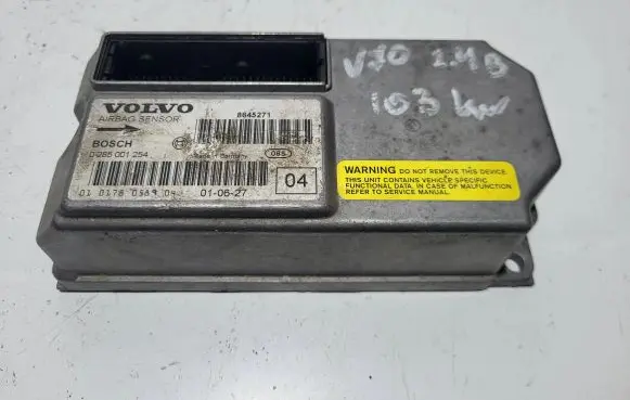 Volvo V70 Airbag control unit/module 0285001254 8645271 01017805890H