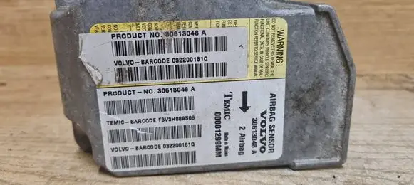Volvo S40, V40 Airbag control unit/module 30613048A