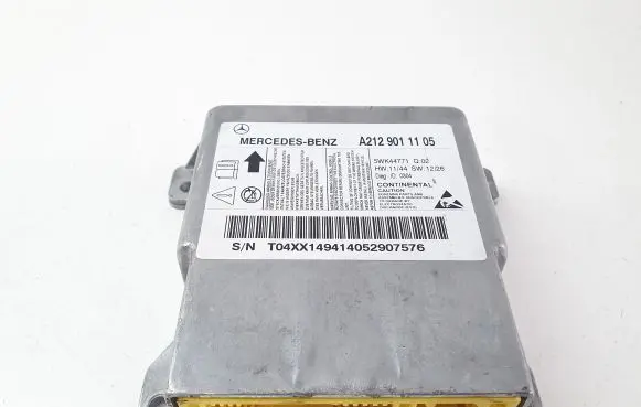 Mercedes-Benz E W212 Airbag control unit/module A2129011105 5WK44771Q02