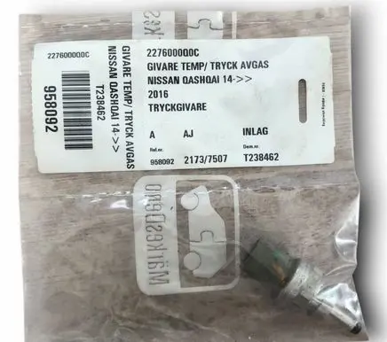 Nissan Qashqai Exhaust gas temperature sensor 2276000Q0C