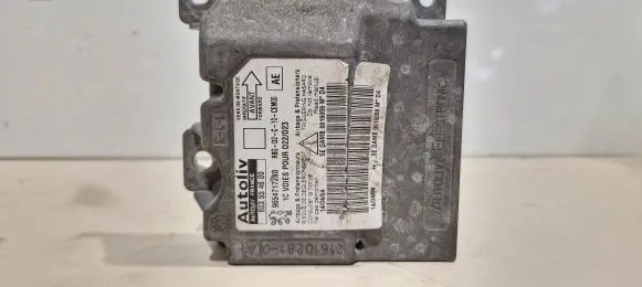 Peugeot 407 Airbag control unit/module 9654717280