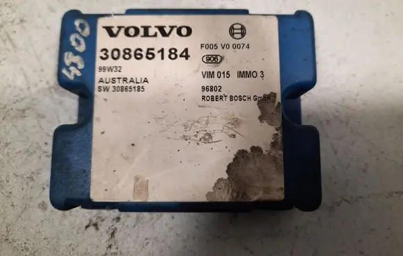 Volvo S40, V40 Immobilizer control unit/module F005V00074 30865184