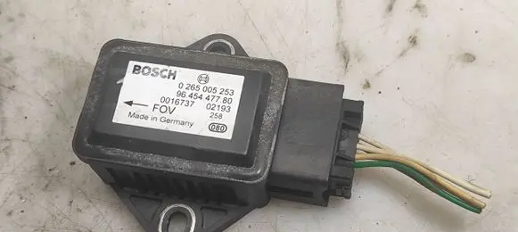 Peugeot 607 ESP acceleration yaw rate sensor 9645447780 0016737 0265005253