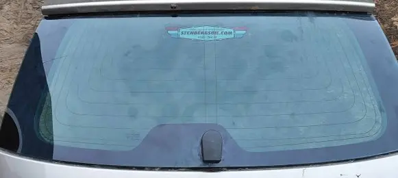 Peugeot 407 Opening tailgate glass 43R005001 E000189 DOT39AS3M457