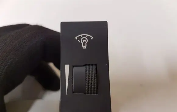 Panel lighting control switch