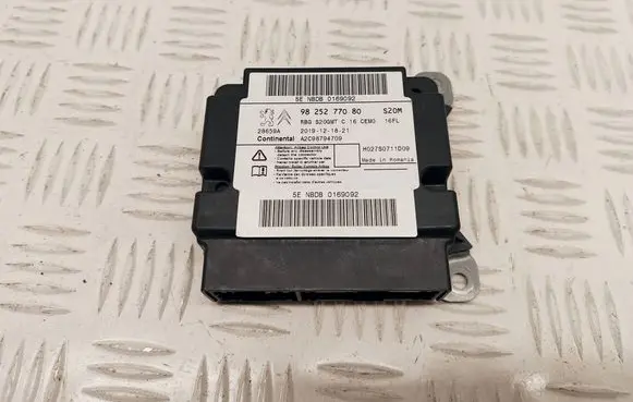 Citroen C3 Aircross Airbag control unit/module 9825277080 H027S0711D09 A2C98794709