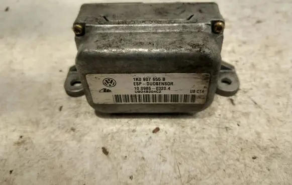 Volkswagen Golf V ESP acceleration yaw rate sensor 1K0907655B 10098503204 U9D4B204CZ