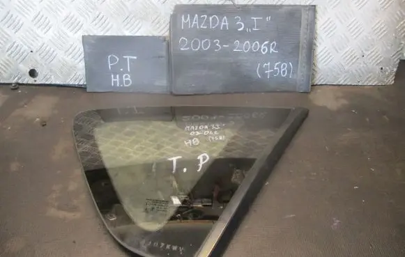 Mazda 3 I Rear side window AS2M2231