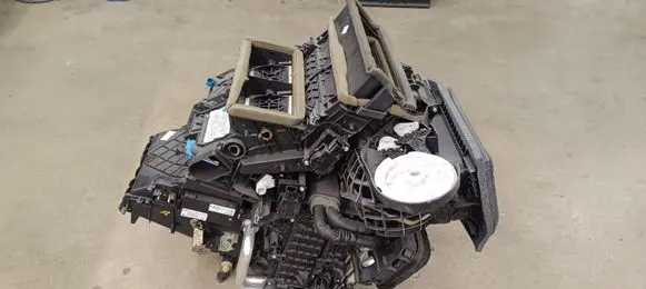 Interior heater climate box assembly
