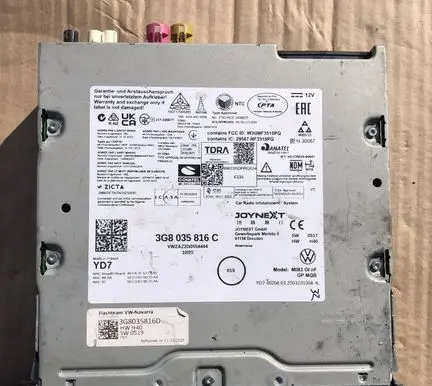 Volkswagen T-Cross Navigation unit CD/DVD player 3G8035816C
