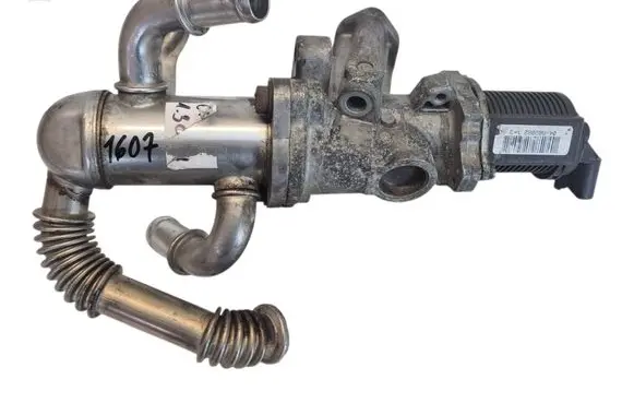 Opel Corsa D EGR valve cooler 55184659