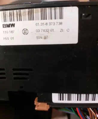 BMW X5 E53 A set of switches 61318373738 03742201