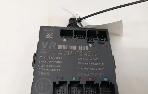 Mercedes-Benz E W212 Door control unit/module A2129004502